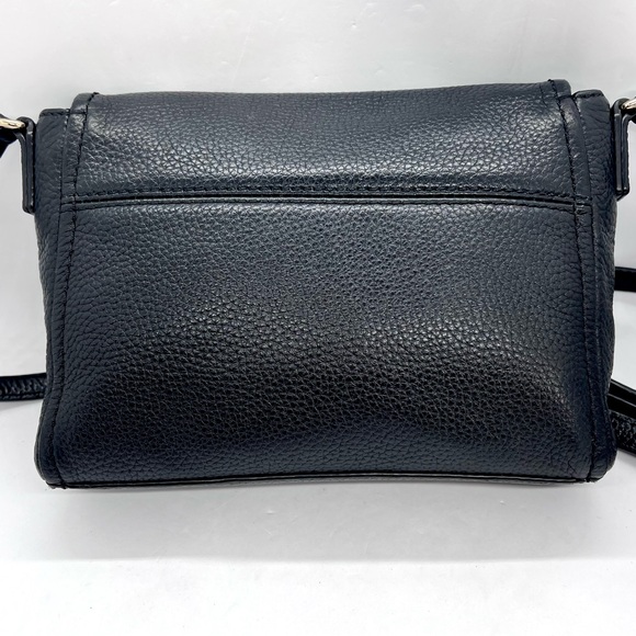 Kate Spade Black Pebbled Leather Crossbody Bag GUC - Picture 3 of 16
